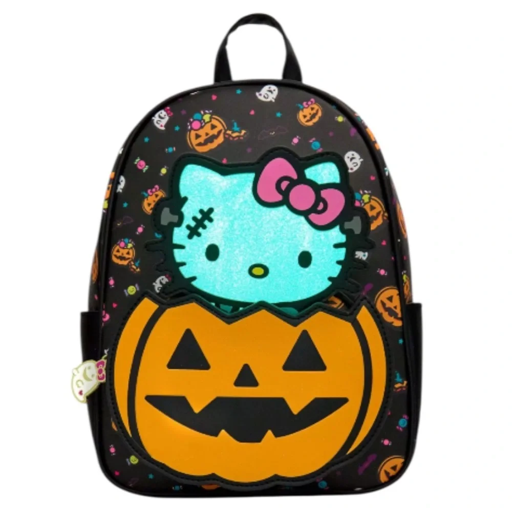 Hello Kitty Zombie Pumpkin Glow-In-The-Dark Mini Backpack
